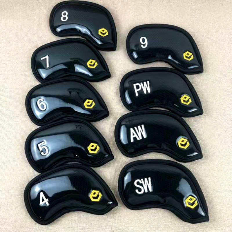 ПУ Водонепроницаемая железная крышка для головы для гольфа, магнитная застежка, липучка, 5 стилей, набор головных головок клуба, высокое качество