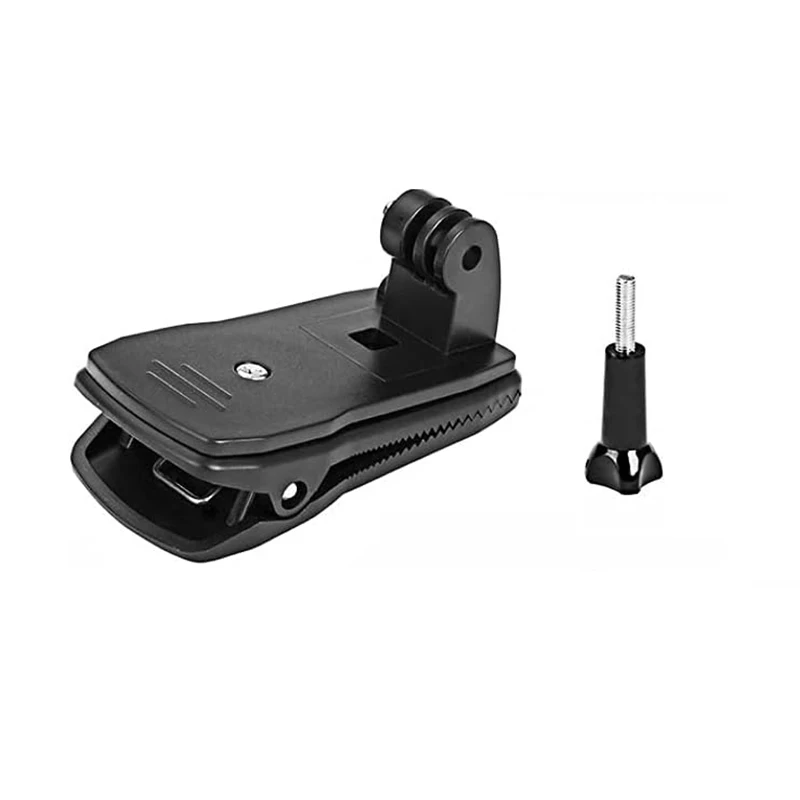 360 °   Girevole Zaino Clip Strap Montaggio rapido per GoPro Hero 13 12 11 10 9 8 7 Insta360 X2 X3 X4 DJI Osmo Action 5 4 3 2 Fotocamera
