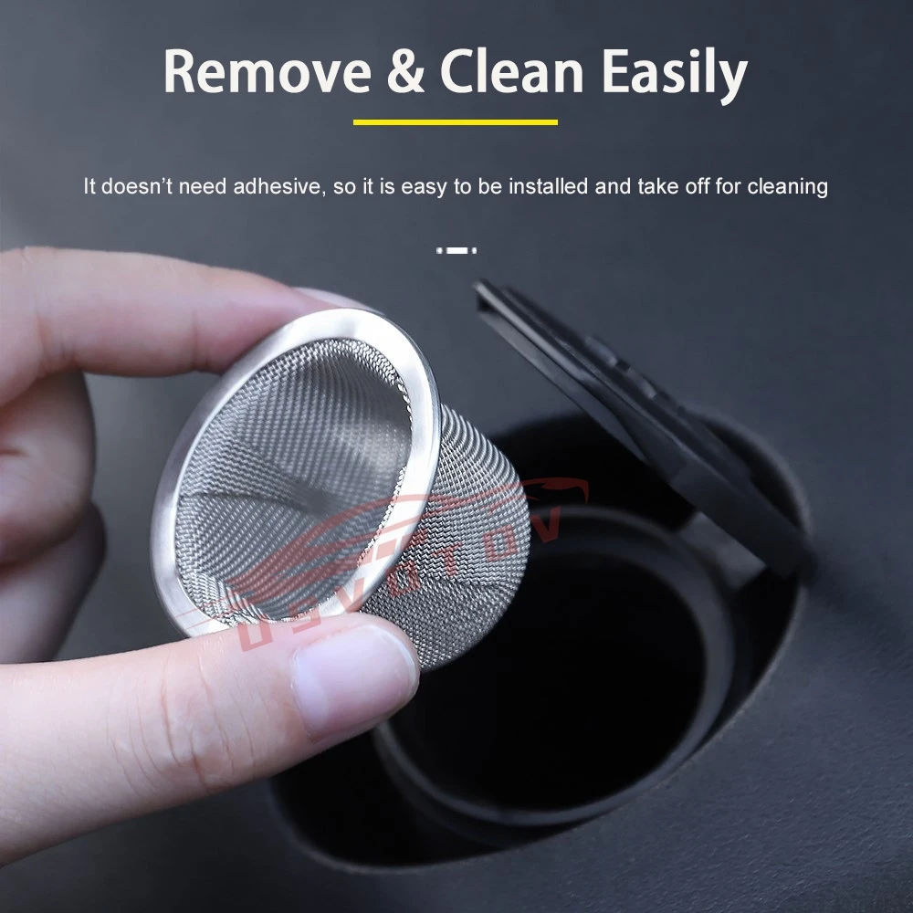 Ruitenwisser Waterfilter Voor Tesla Model 3Y S X Juniper Accessoires Metalen Mesh Grille Guard Grid Inserts Wasmachine Tank Nozzle Zeef