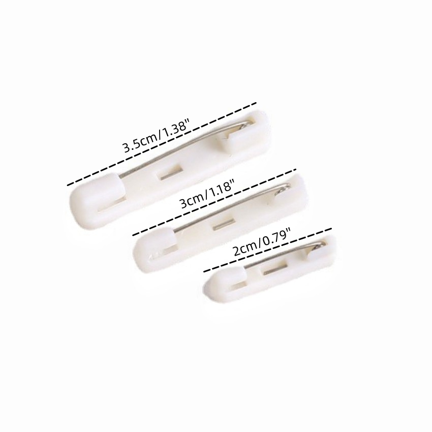 1000 шт., пластиковая булавка, идентификатор работы, номерной знак, нагрудный значок, аксессуар