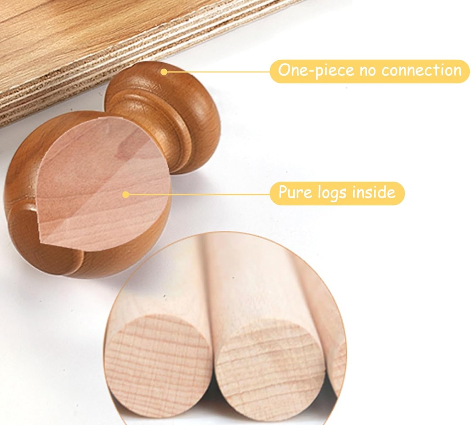 en pared de aleación de aluminio de grano de madera para dormitorio, divisor de habitación, soporte de barra de cortina (beige,