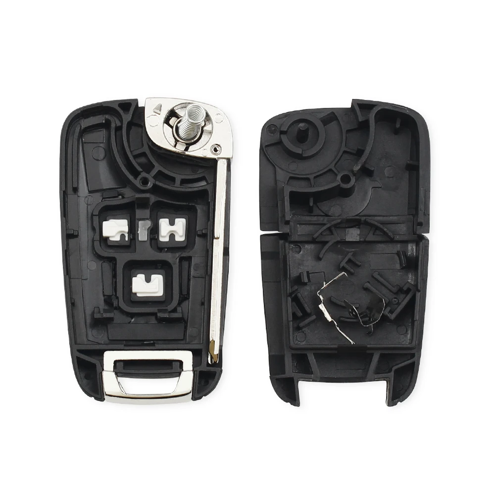 KEYYOU Remote Key Shell Für Chevrolet Cruze Aveo 2/3 Tasten Geändert Flip Folding Blank Fall Fob Auto-Styling links/Rechts Klinge