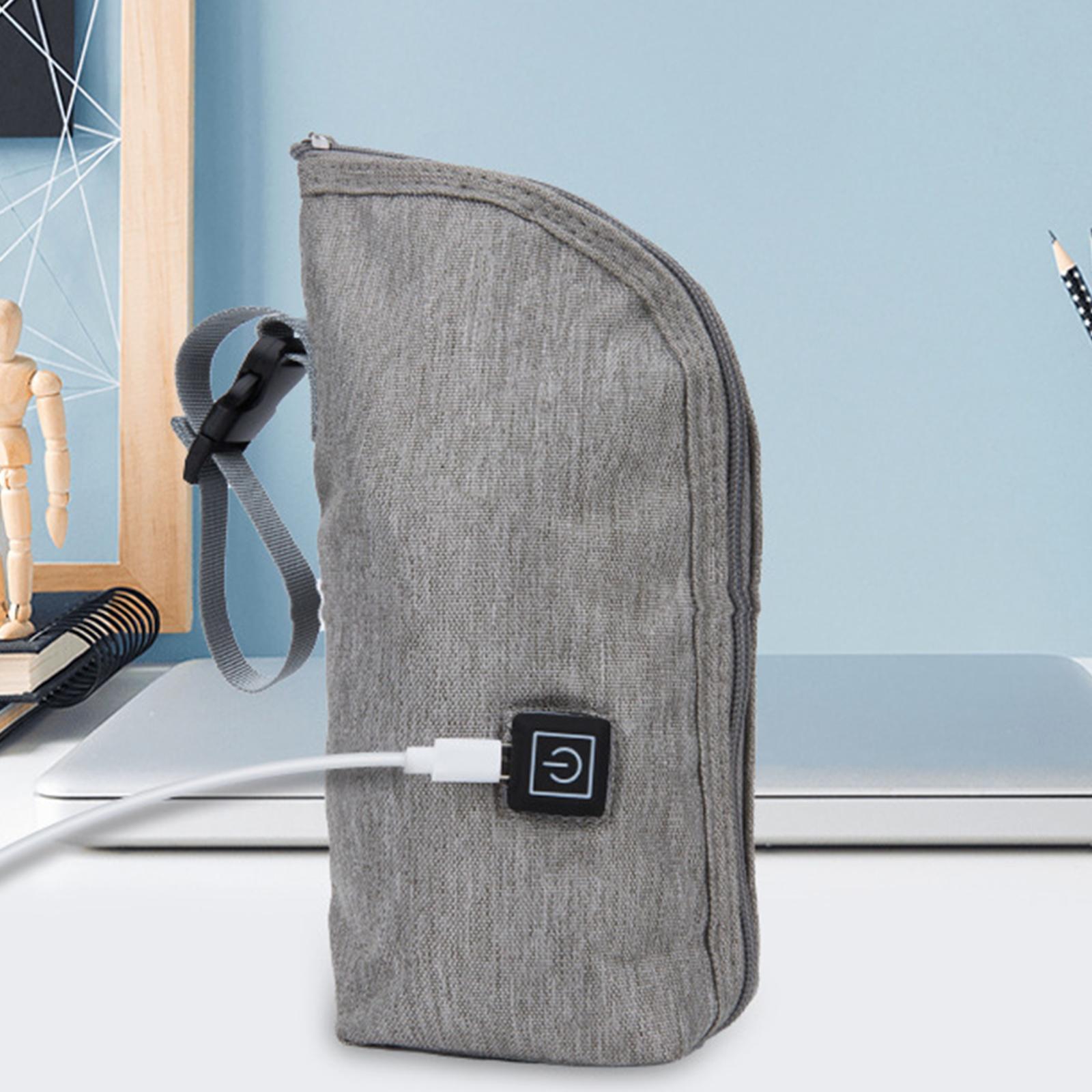 Breastmilk Bottle Heater USB Nursing Bottle Warmer for Travel Shopping Mom