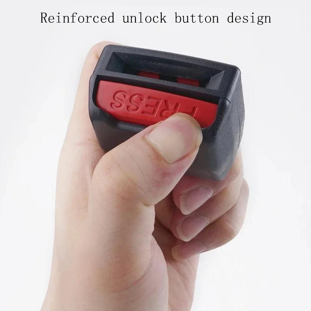 1/2/4Pcs รถความปลอดภัยเข็มขัด Extender ฝาครอบเข็มขัดนิรภัยที่นั่งเข็มขัด Padding EXTENSION BUCKLE ปลั๊กหัวเข็มขัดเข็มขัดนิรภัยคลิปรถอุปกรณ์เสริม