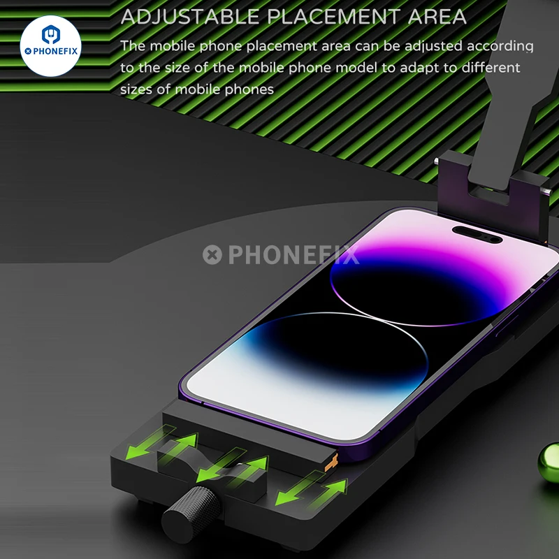IFixes iCF6 fixation ouverte d'écran de téléphone Portable sans chauffage avec tasse à forte aspiration pince de retrait d'affichage LCD réglable Portable