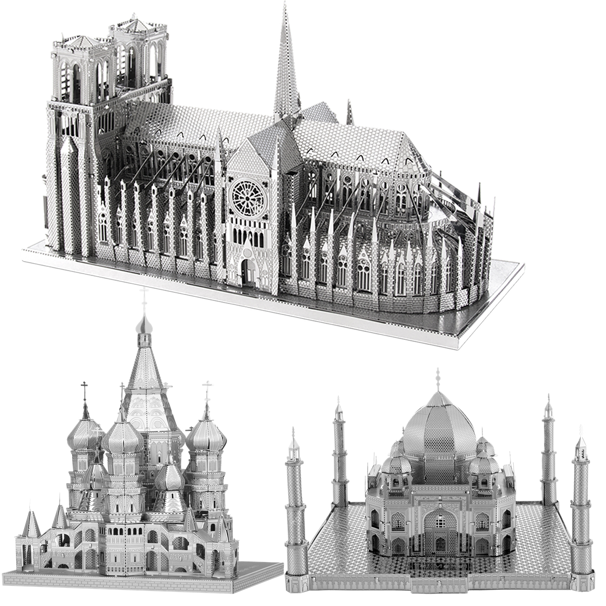 Kits de modelo de quebra-cabeça de metal 3D DIY quebra-cabeças cortados a laser brinquedo JSPT27