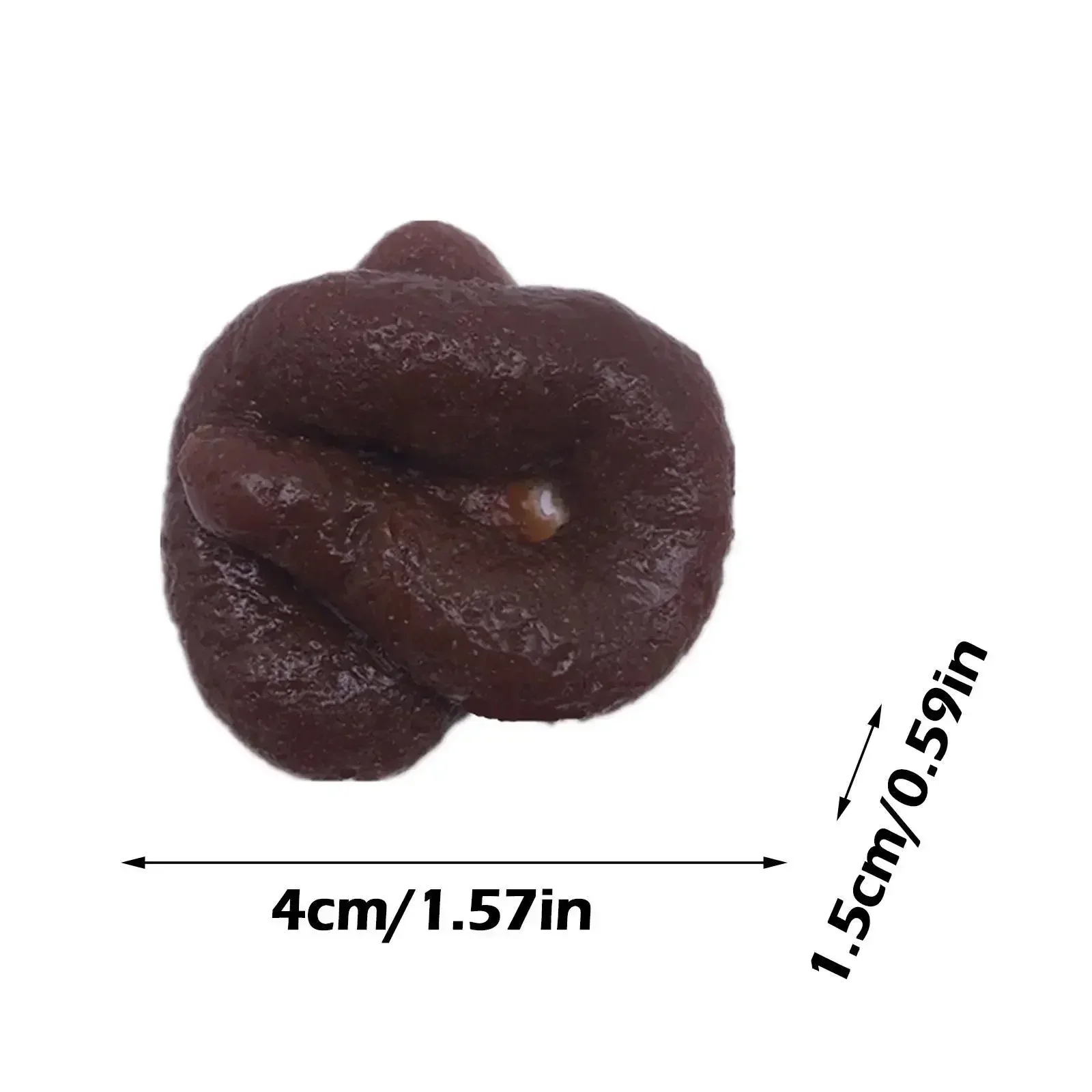 Juguete divertido de April Fools Day, broma práctica, caca falsa, simulación de TPR, Material de regalo, taburete de fiesta seguro T7Y5