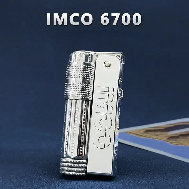 Austrian IMCO Aiku 6700 Metal Lighter Trench Nostalgic Retro Old-fashioned Windproof Kerosene Lighter Smoking Tool Men's Gift