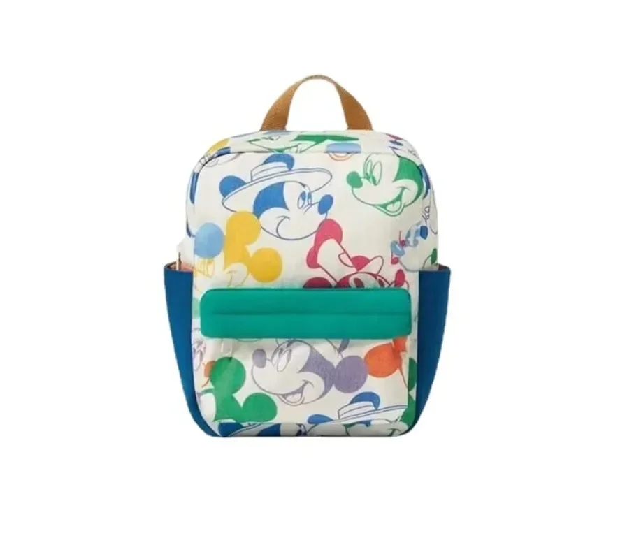 Disney 2025 Neue Mode kinder Schule Tasche Student Multifunktionale Rucksack Farbe Passenden Mickey Maus Druck Rucksack