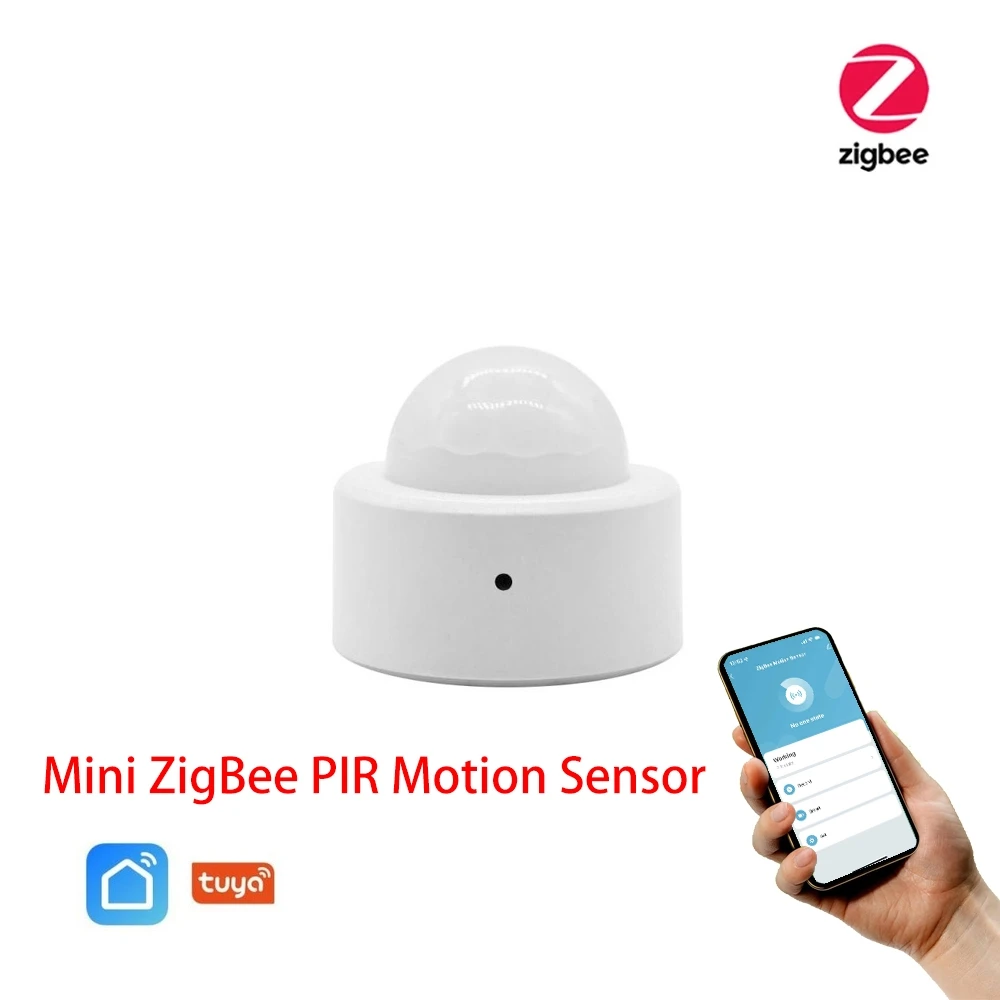 ZigBee Motion Sensor PIR IR Automation Human Body เครื่องตรวจจับอินฟราเรดความปลอดภัยไร้สาย Mini Tuya Smart Life Home Alexa Compatible