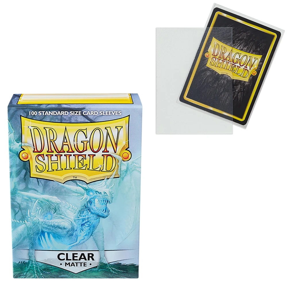 100 PCS/BOX 66x91mm Standard Size Demark Dragon Shield Matte Card Sleeves for MTG/PKM/YGO/TCG Board Game Cards Slevees