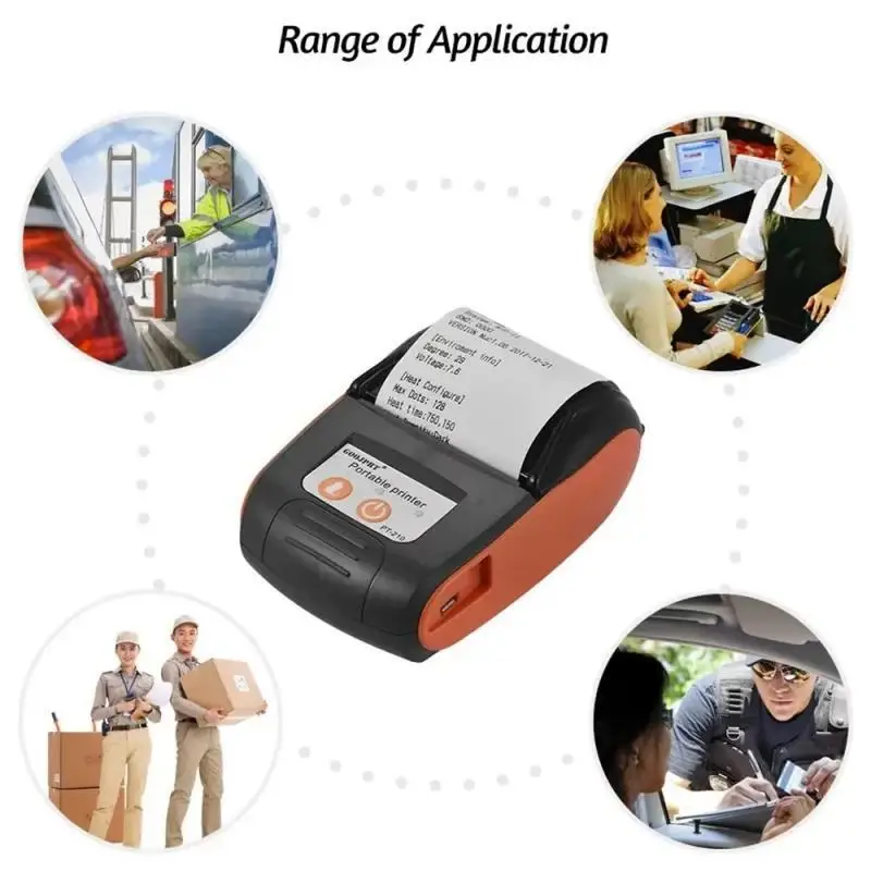Pt210 Thermal Paper 2 Inch Questions Notes Printing Papers for Portable 58mm Mini Photo Thermal Printer 10Rolls/5Rolls