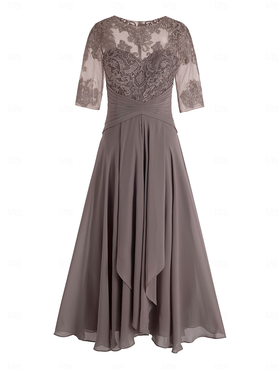 A linha mãe da noiva vestido de casamento convidado elegante plus size decote em v tornozelo comprimento rendas miçangas apliques 2025 personalizado livre