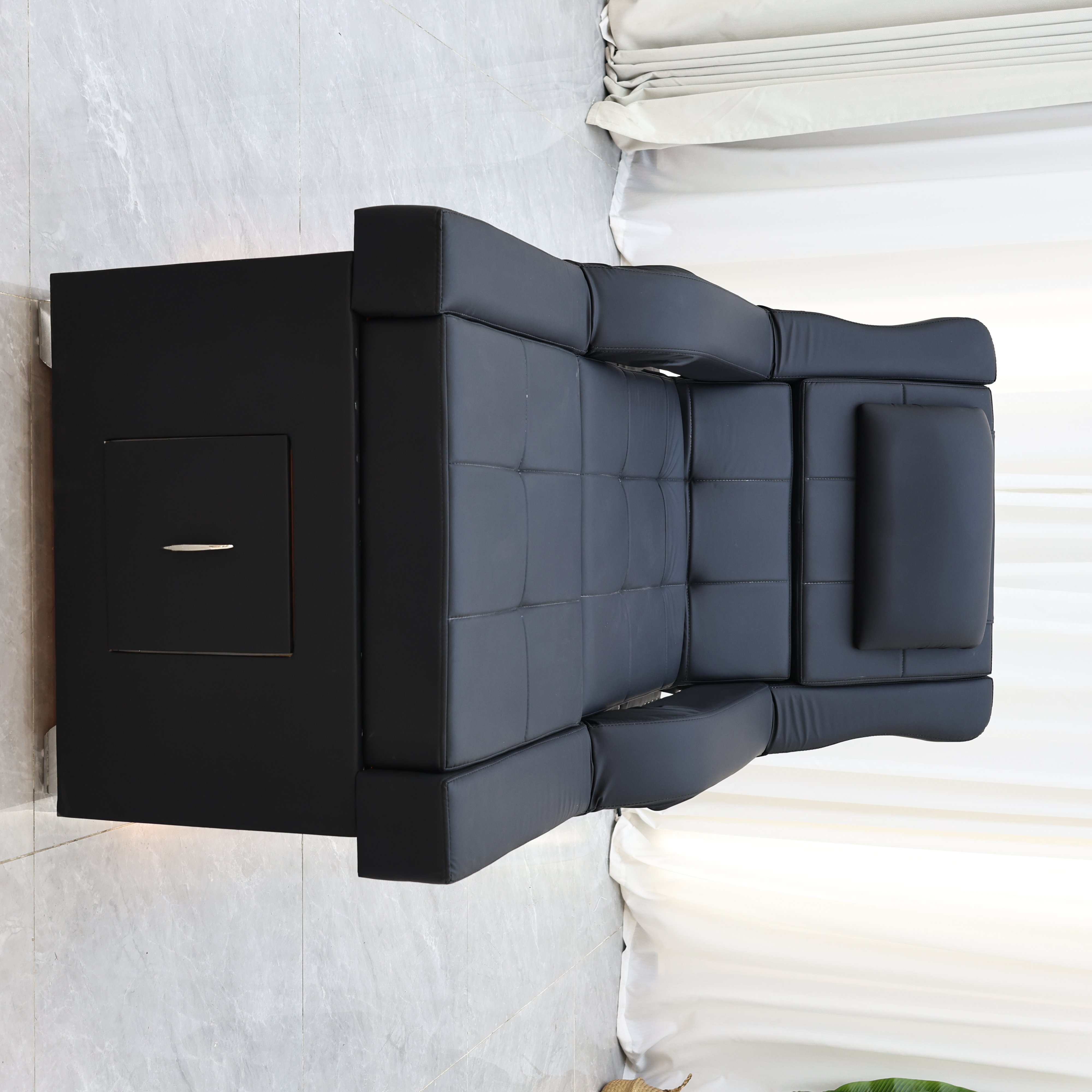 XinSheng 2025 Type d'ascenseur électrique Table de Massage lit de Massage shampooing lits tête SPA Salon meubles cheveux lavabo bain de pieds