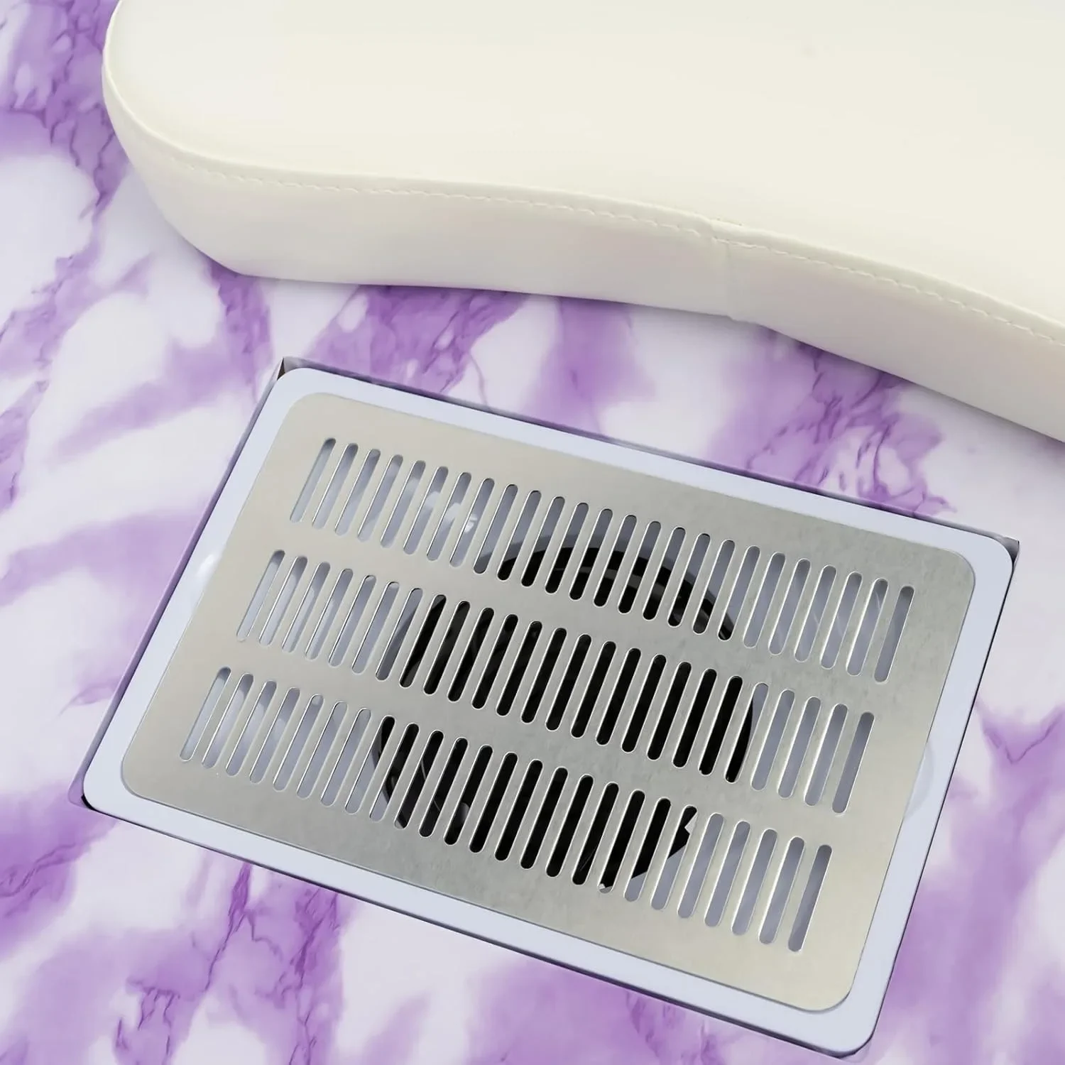 Mesa de manicure, mesa de estúdio de unhas com extração de poeira, mesa de unhas portátil para casa, salão de cabeleireiro, escritório, estúdio de unhas
