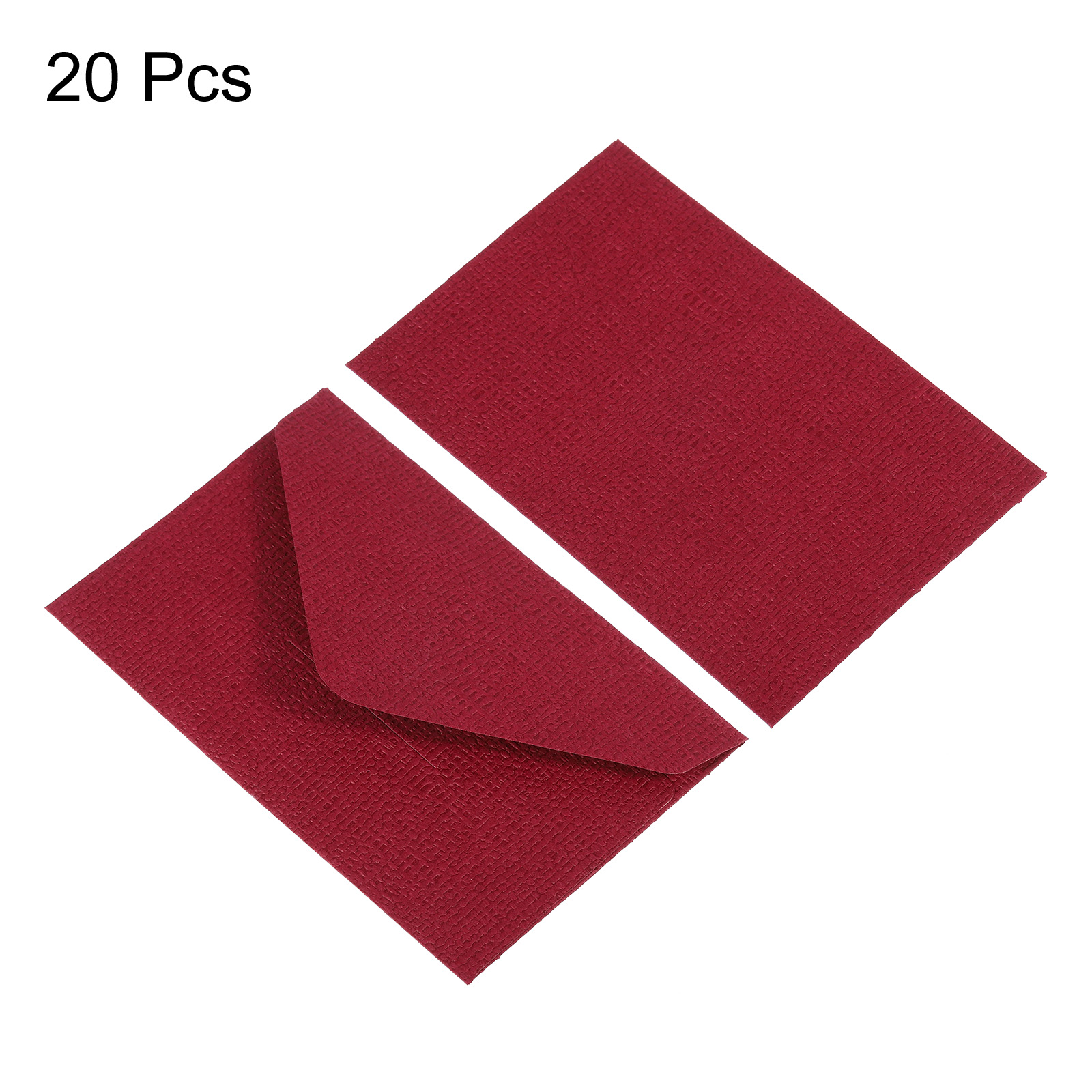 20 piezas Mini sobres de papel de 10,5x7cm, bolsa de sobre Retro con textura de lino para invitación de fiesta de boda, tarjetas de felicitación, sobres de regalo