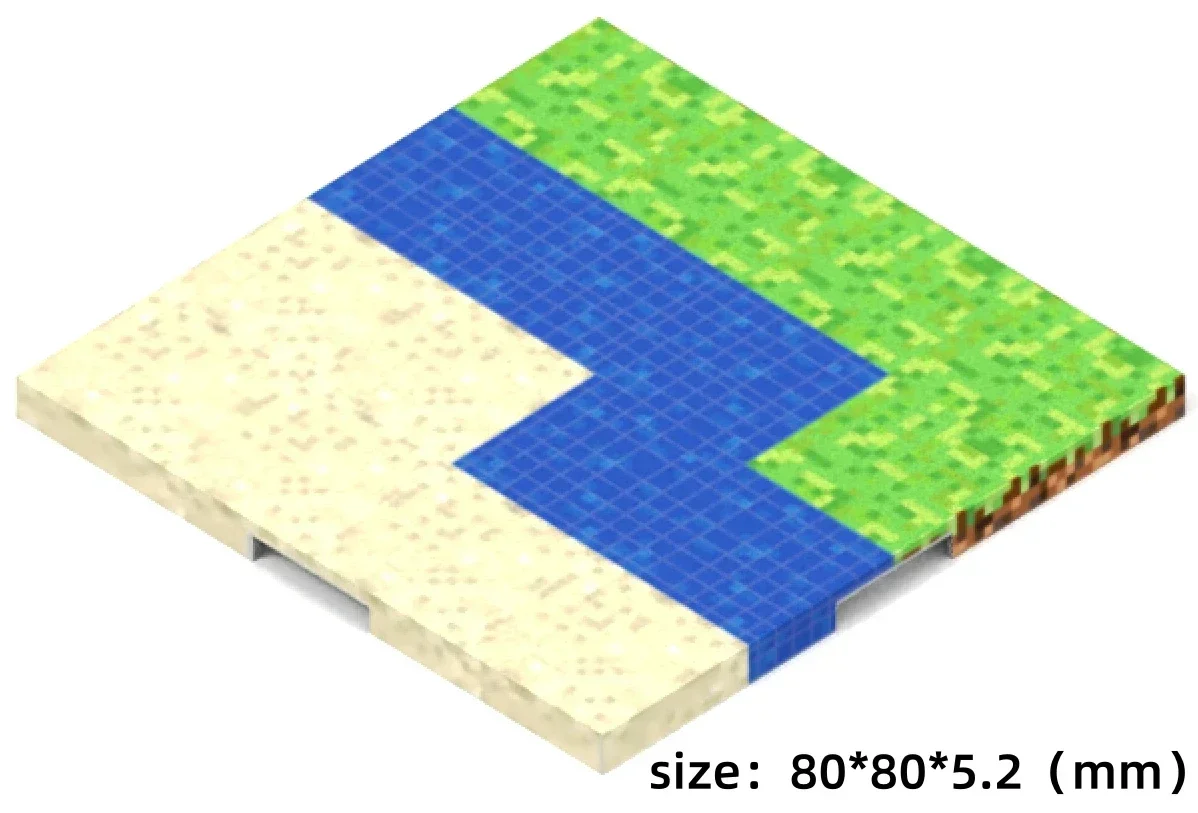 Magnetic world แผ่นฐานแม่เหล็ก Building block บล็อกแม่เหล็กหลากหลายตรงกับเด็กชายและเด็กหญิงเด็กปริศนาของเล่นแม่เหล็ก