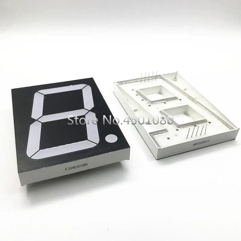 5PCS/LOT 40101AS 40101BS  4 inch 7 segment Red Displays Digital Tube 10PIN common cathode LED Digital Tube