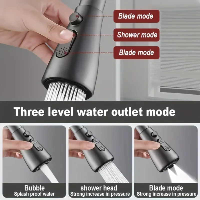 Universeel 360° °   Draaien Keukenkraan Extender Beluchter Plastic Spatfilter Keuken Wastafel Kraan Waskolf Nozzle Beluchter