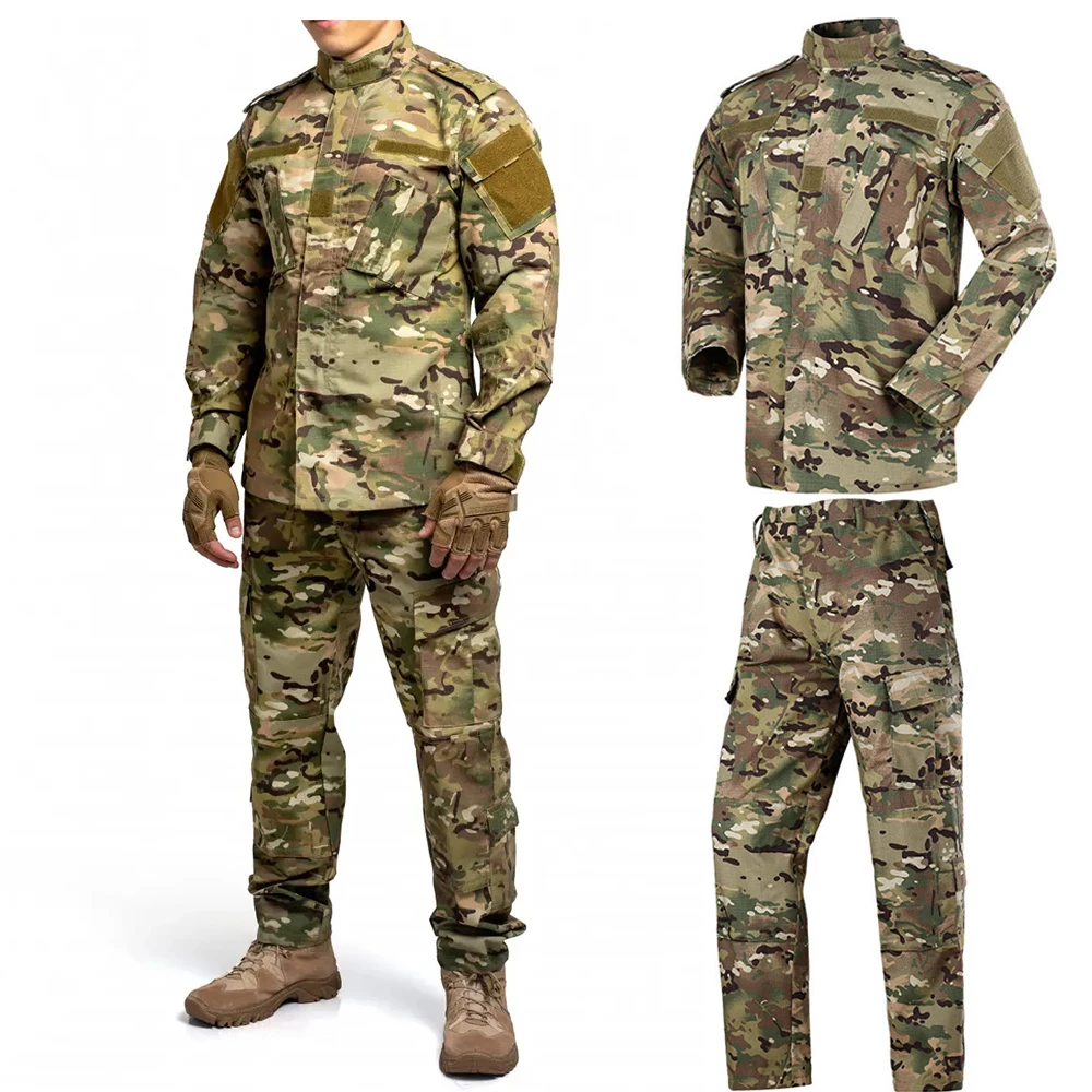 Outdoor Milita Uniform Taktische Tragen beständig Anzug Safari Männer Special Forces Mantel Hose Angeln Camouflage Jagd Kleidung