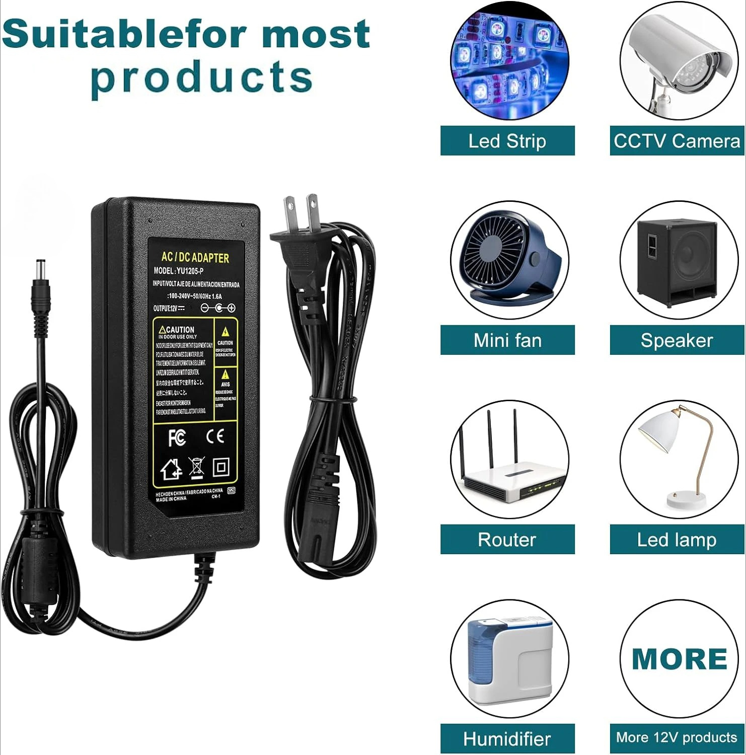 Voedingsadapter 220V AC DC 5V 6V 8V 9V 10V 12V 13V 15V 24V Universele oplader 1A 2A 3A 5A 6A 8A 10A EU VS Voor LED-driver