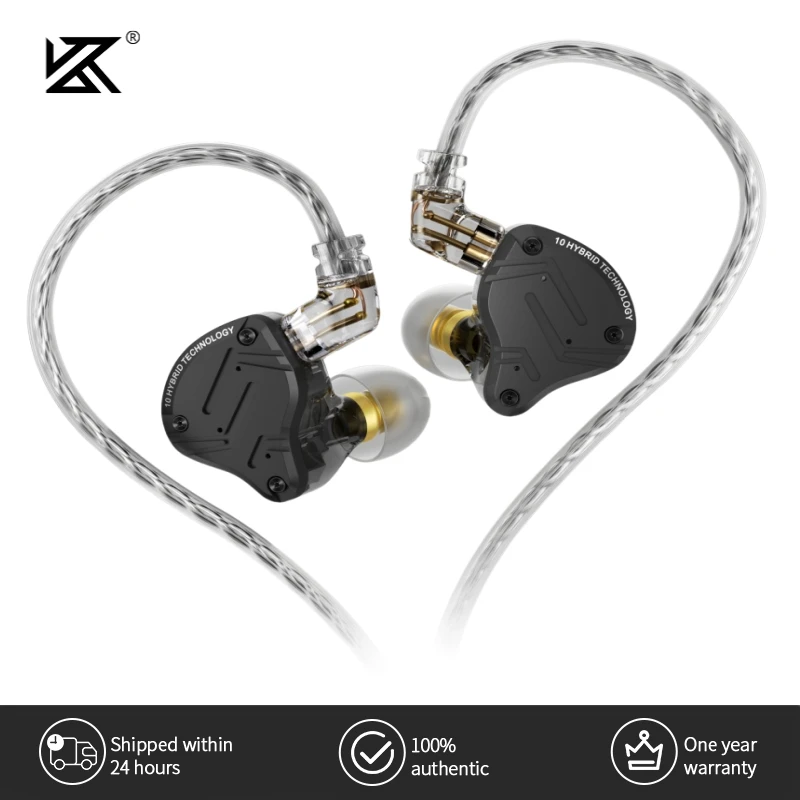 KZ ZS10 PRO X HIFI Bass Metal Hybrid In-ear auricolare Sport auricolari con cancellazione del rumore