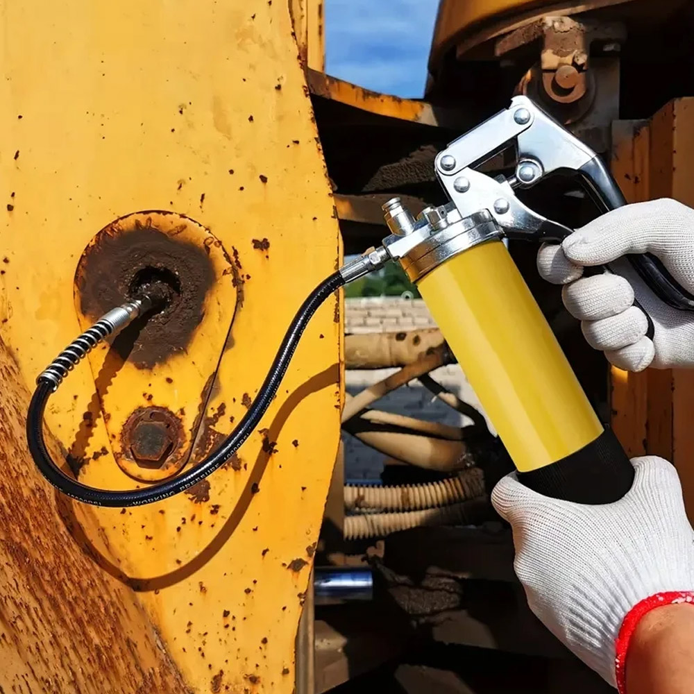 Kit de herramientas para grasa de aceite, kit de herramientas para grasa de agarre resistente de 7000PSI, herramientas de mantenimiento de alta resistencia para lubricación de aceite y automóviles, camiones SUV