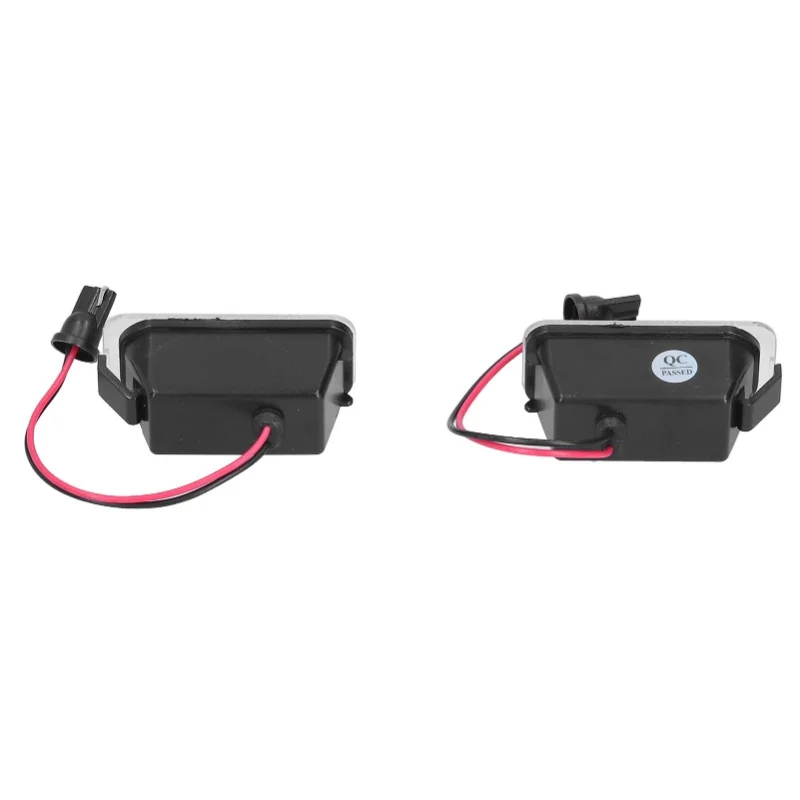 Paire de feux de plaque d'immatriculation de voiture LED 12V 3W, Plug And Play en plastique adapté pour Ford Focus MK2 DA3 5D 2006 – 2010
