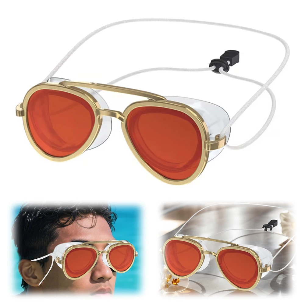 Full-View Swim Goggle Leak Proof Anti-Fog Swimming Goggle Professional Full Angle Goggles for Swimming Pool Diving Seaside