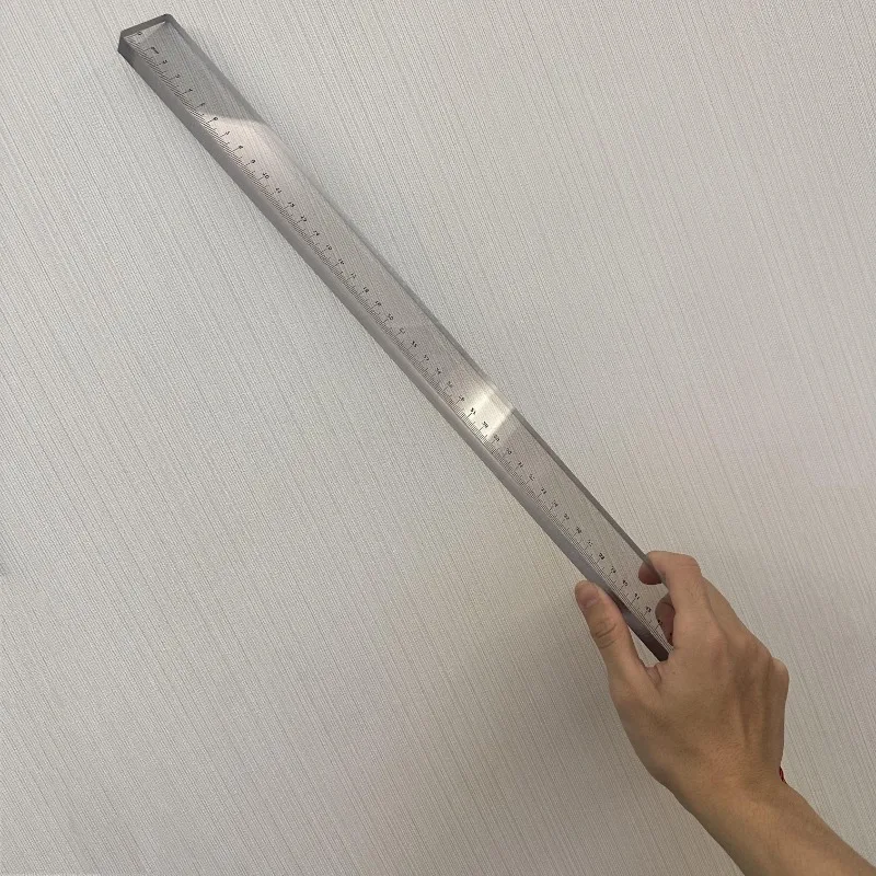 1-Pack 51cm Precision Scale Ruler, Durable 20-Inch Measurement Tool for Office and School