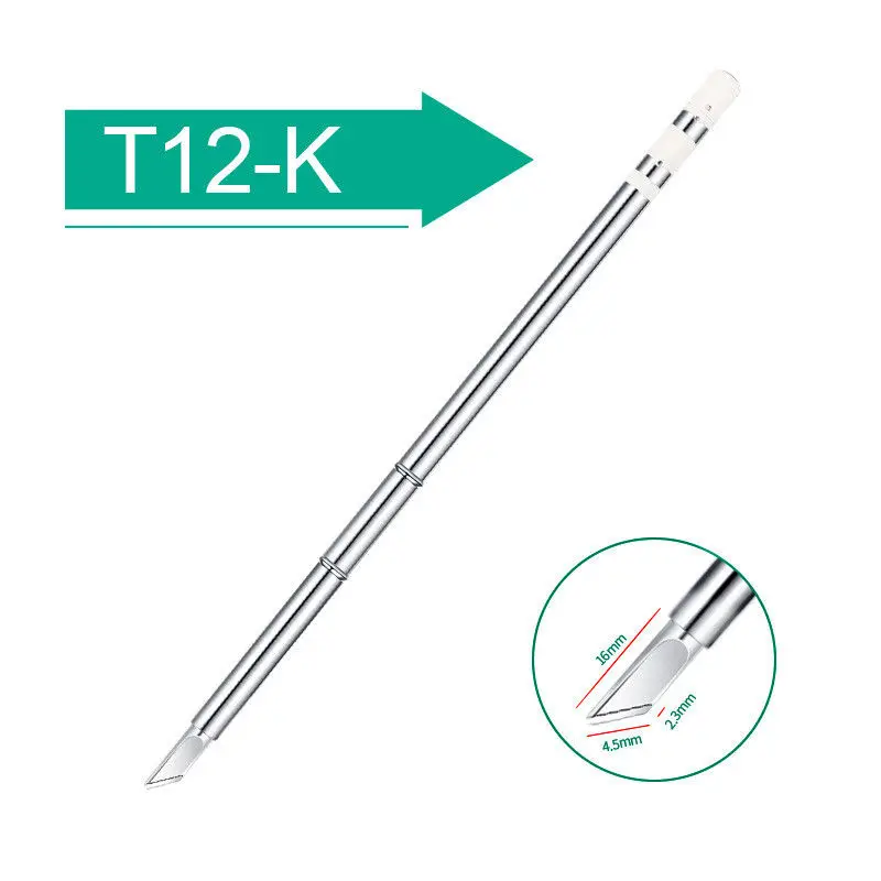 T12ทองแดงไฟฟ้าเครื่องเชื่อมเหล็กเคล็ดลับ T12-K B2 BC1 ILS BCF2 D16 KF สำหรับ Hakko Fx951 DIY หัวเชื่อมอุปกรณ์เชื่อมสายไฟชุด