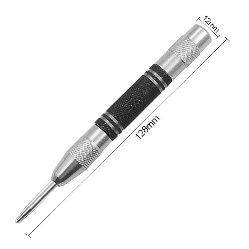 Perforadora automática central para carpintería, taladro de Metal General, herramientas manuales con resorte ajustable, 1/2 ud.