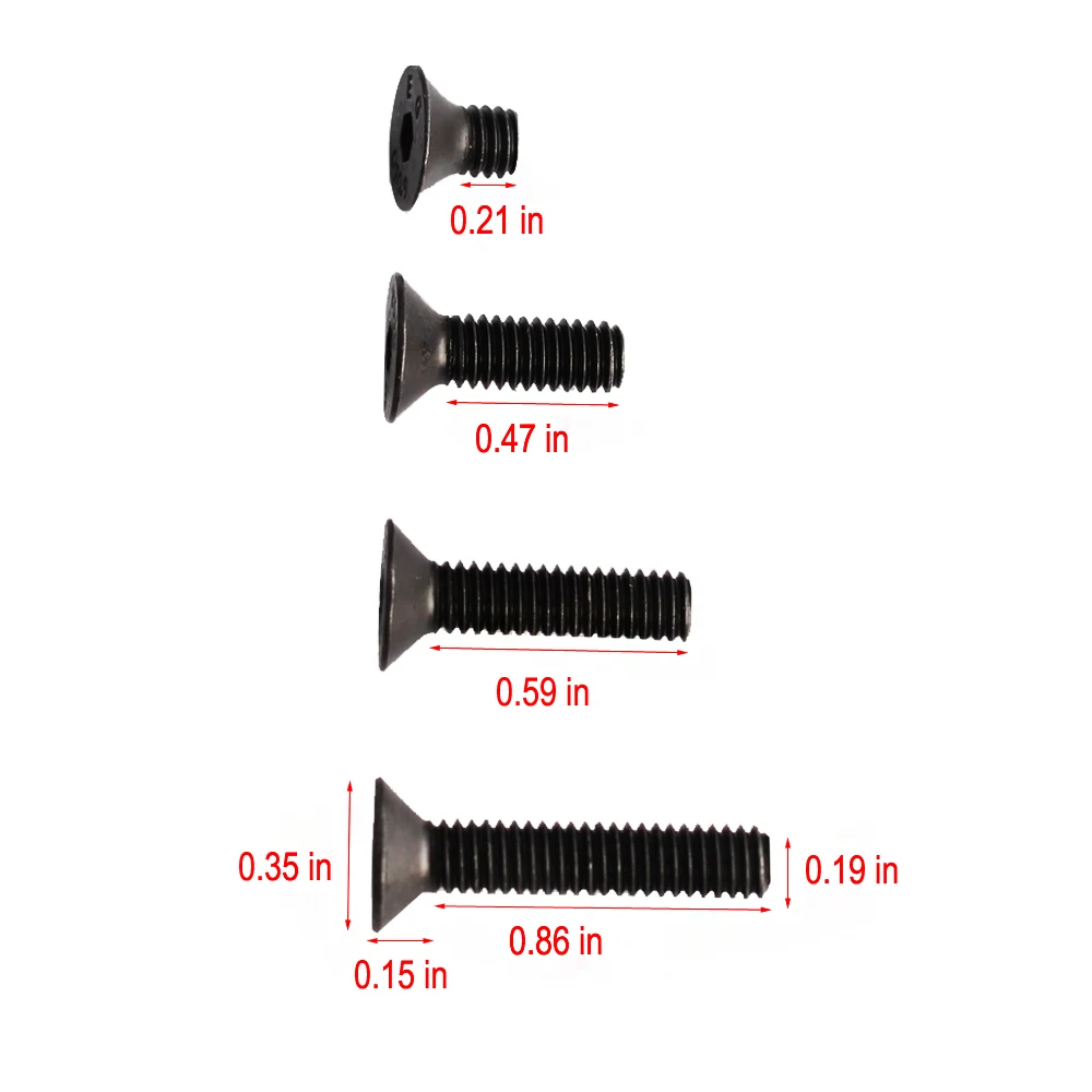 QD Kit de base de bucle de separación rápida de montaje giratorio de eslinga de 1,25 pulgadas con 4 tornillos + 1 tuerca + 1 llave