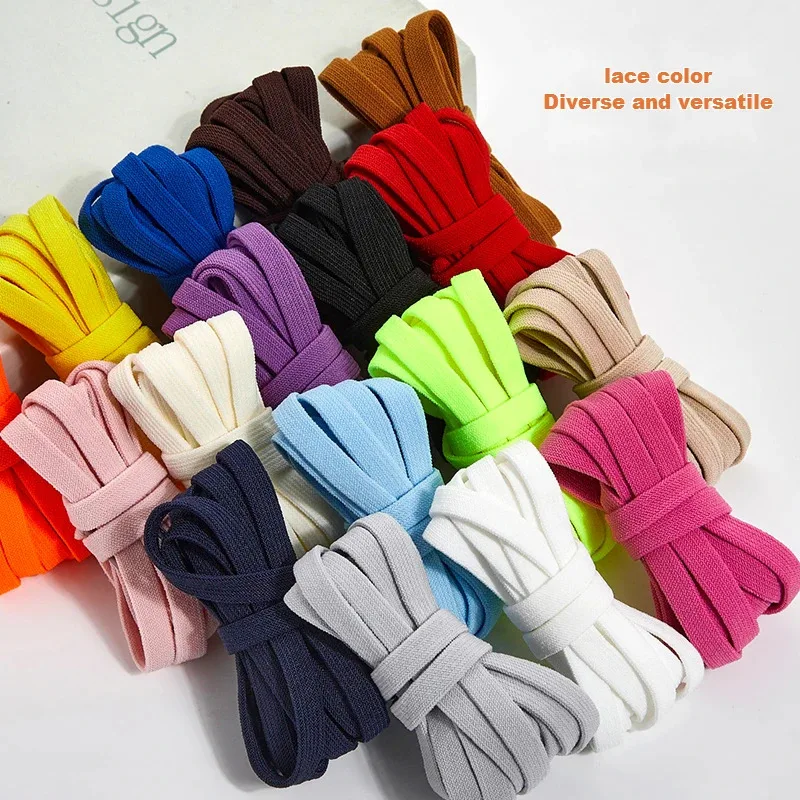 ไม่มี Tie Shoelaces สําหรับรองเท้า 8 มม.แบน Elastic laces รองเท้าผ้าใบเด็กผู้ใหญ่ Quick Shoelace ไม่มีผูกรองเท้าอุปกรณ์เสริม