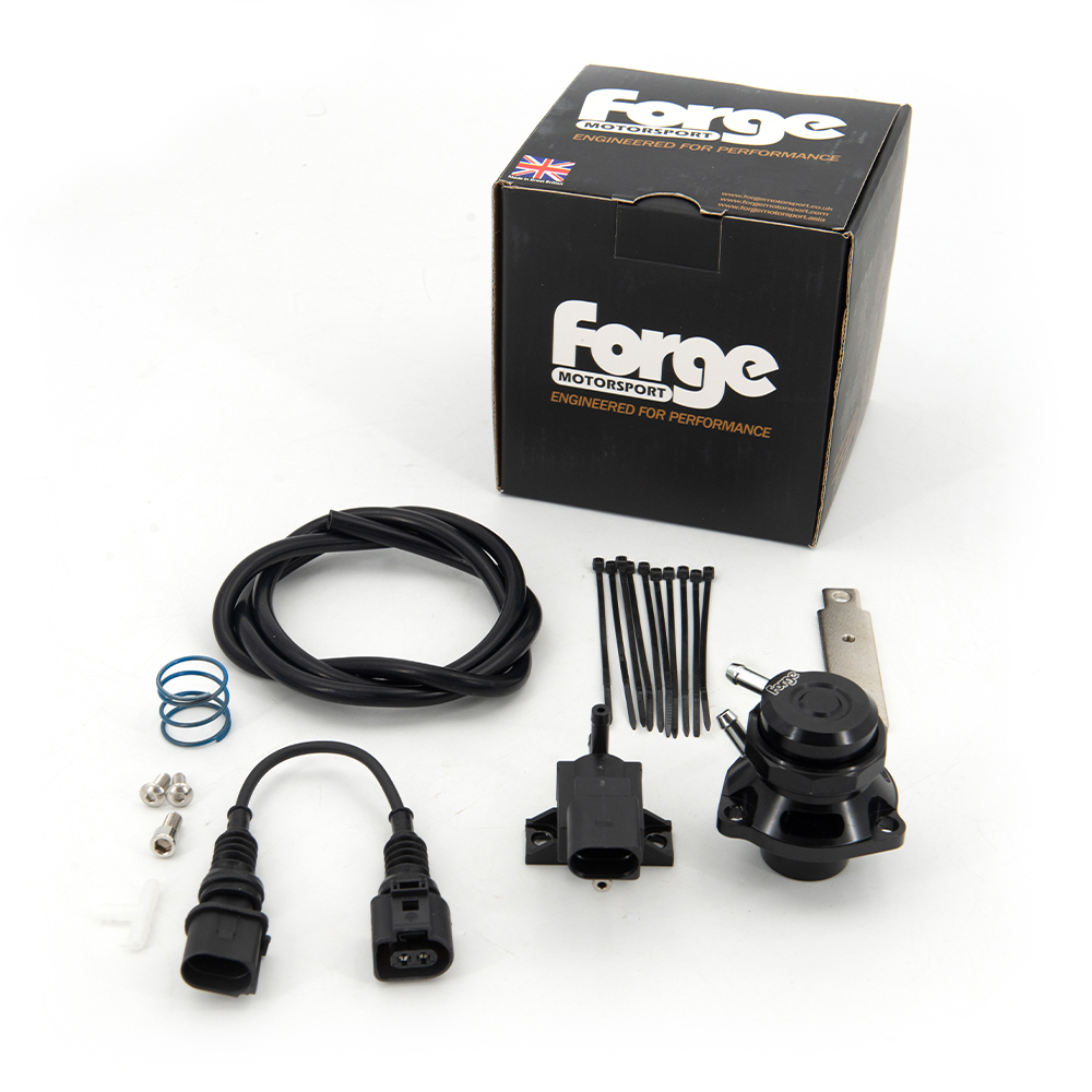 Продувной клапан с комплектом адаптеров для Audi Seat Skoda VW 1.8 и 2.0 TSI GTI ea888 gen2 gen3 710D mk7 BOV-050-BK