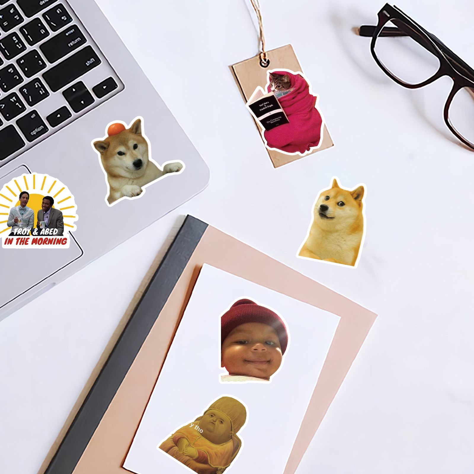 50PCS lustige Meme Graffiti Aufkleber Flocken für Autos Motorräder Möbel Gepäck Skateboards Label