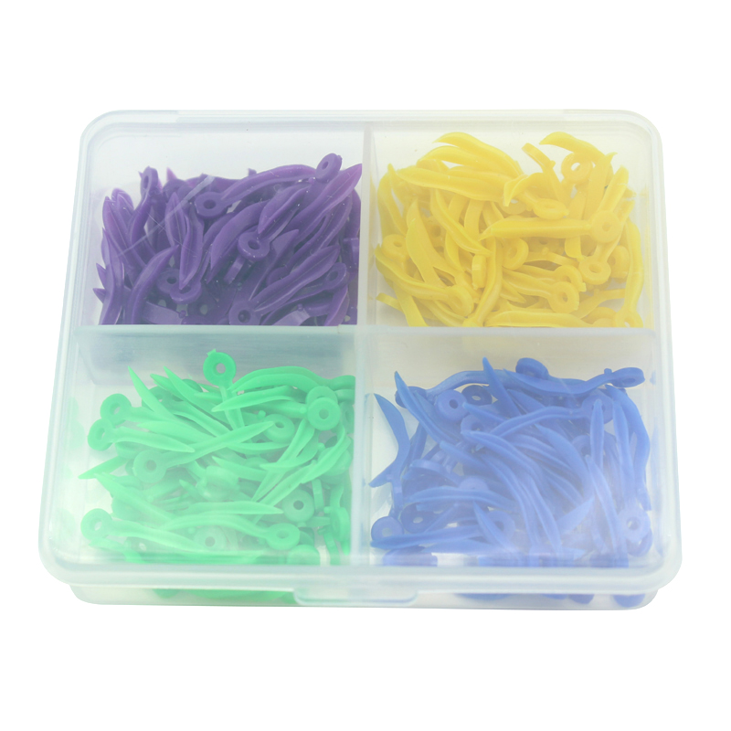 使い捨てプラスチック製歯科用ウェッジ,円形の穴,口腔ケアアクセサリー,歯科材料,歯科医