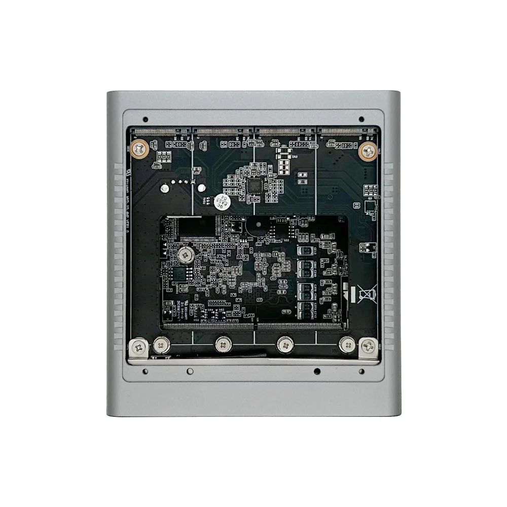 New M1S 4 bay Mini NAS Storage Server M.2 NVme PCIE 3.0X1 Box Host Soft Router Home Industrial Computer N100 N150 Mini PC