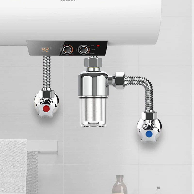 Filtre de chauffe-eau domestique, élément filtrant gratuit, remplacement d'entrée d'eau du robinet, filtre de Purification d'eau Anti-incrustant