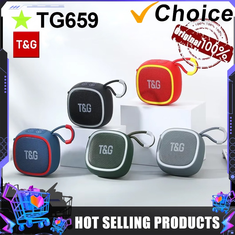 TG659 Mini Wireless Leistungsstarke Bluetooth Lautsprecher TWS Bluetooth 5,3 Sound Box HIFI Lautsprecher Unterstützung TF Karte Radio