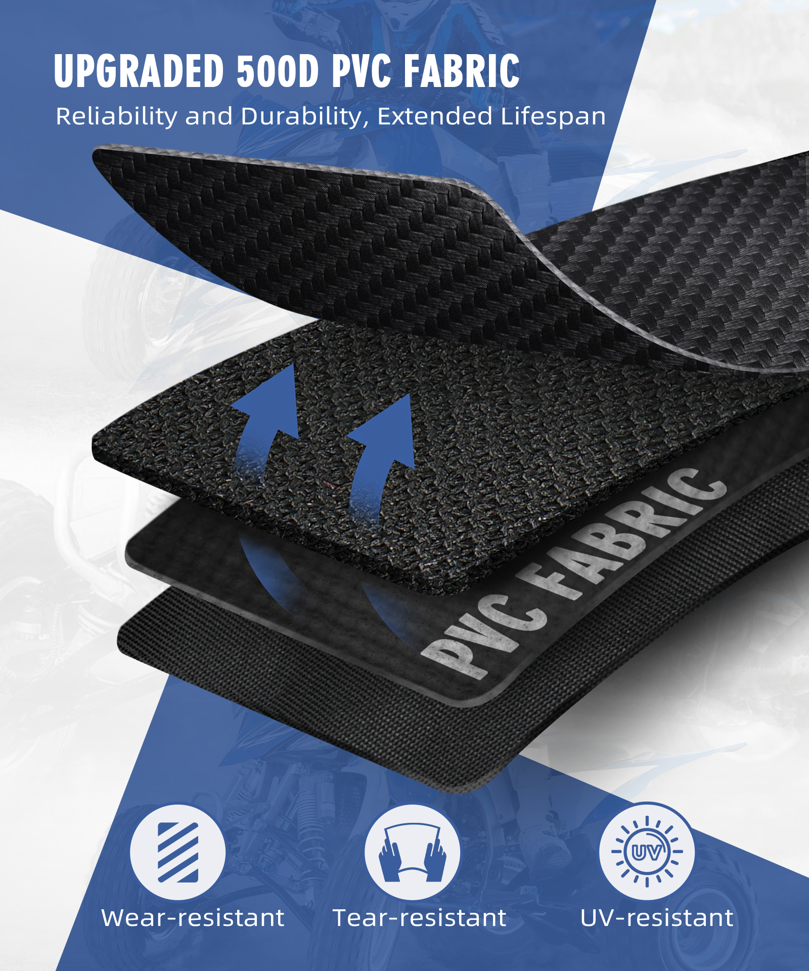 Nicecnc saco de pára-choque dianteiro para yamaha yfz 450 yfz450r yfz450x yfz450se fora de estrada resistente à água pacote de ferramentas atv acessórios de armazenamento