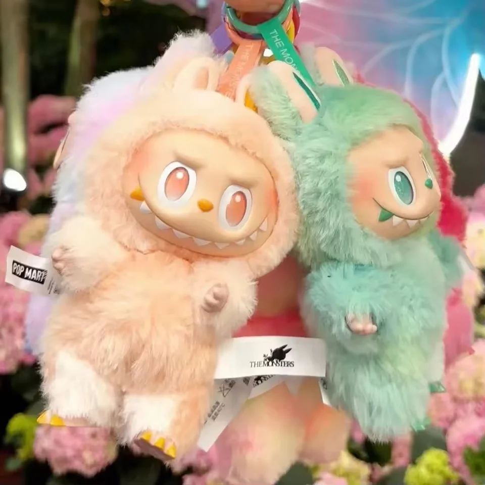 In Stock New Third Generation Blind Box Monster Have A Seat Series Bubble Doll Labubu Action Figure Plush Keychain Kids Toy Gift