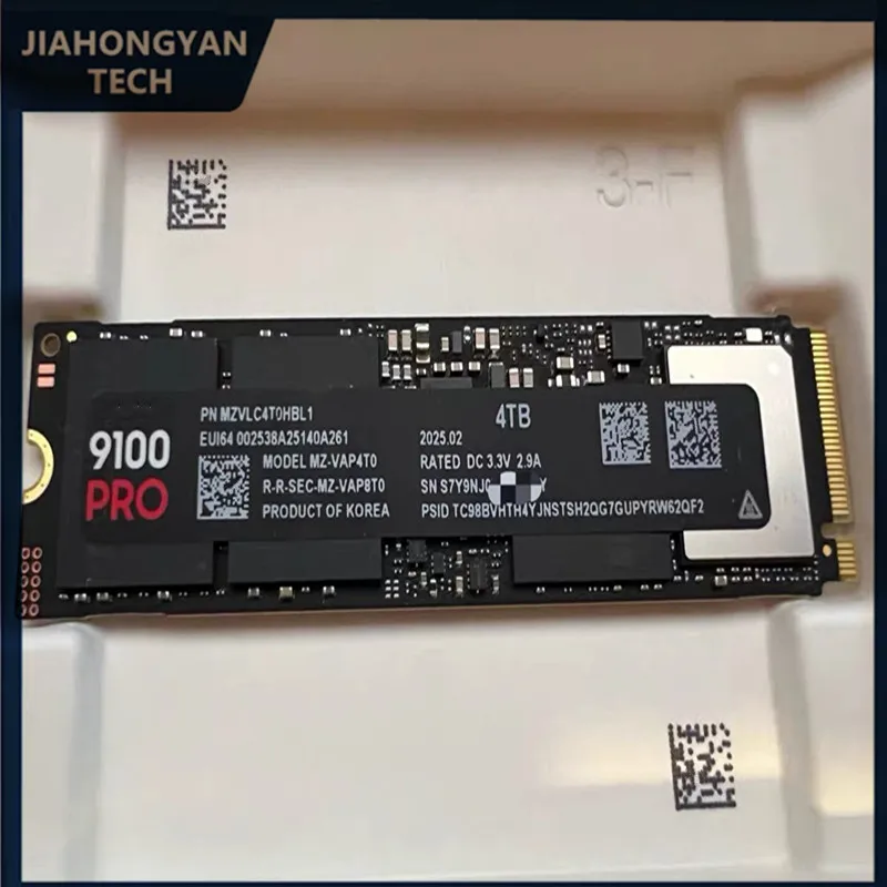 Neue Für Samsung SSD 9100PRO 1 TB 2 TB 4 TB PCIe 5,0 X4 M.2 2280 solid-state-laufwerk Für PC notebook PS5 computer Neue original