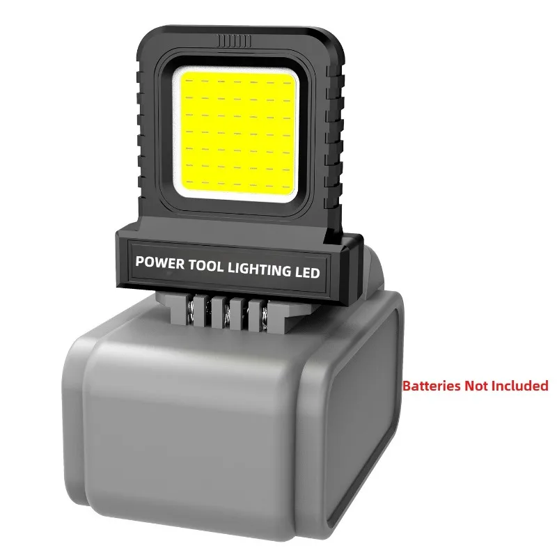 Acessórios para ferramentas elétricas, luz de trabalho led para makita, milwaukee, dewalt, bosch, dayi lomvum zhipu 18v-21v bateria de íon-lítio