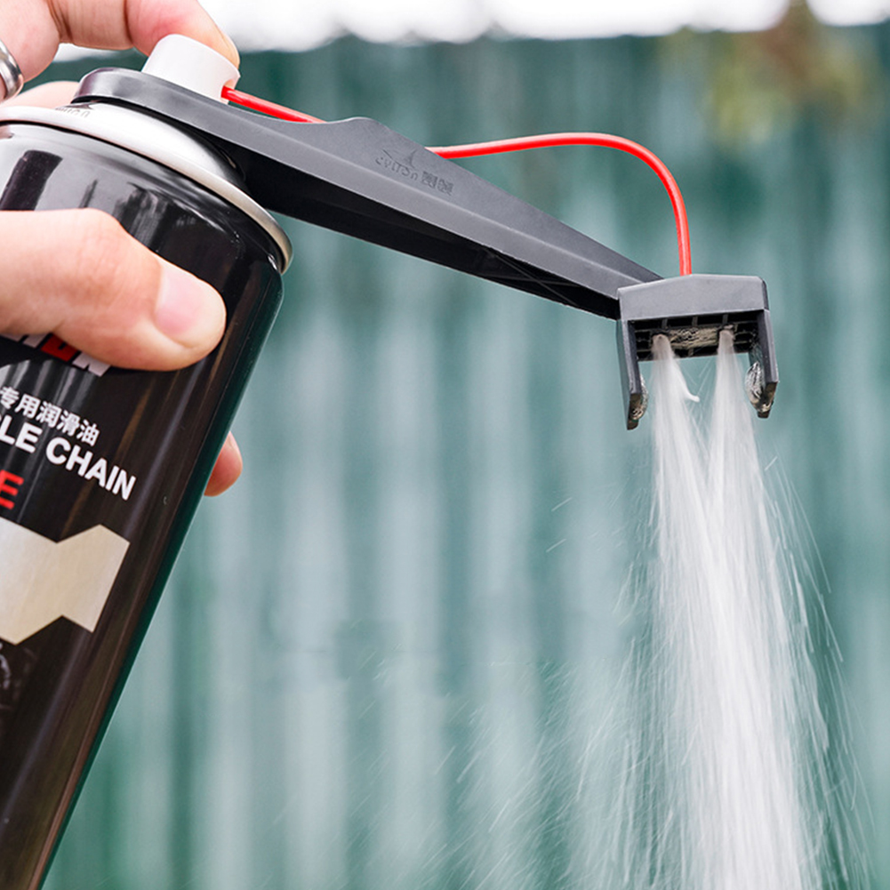 Motorkettingolieman Spray Gear Motorkettingolie-applicator voor motorfietsen Mess-Free Chain Wax Chain Cleaner Attachment