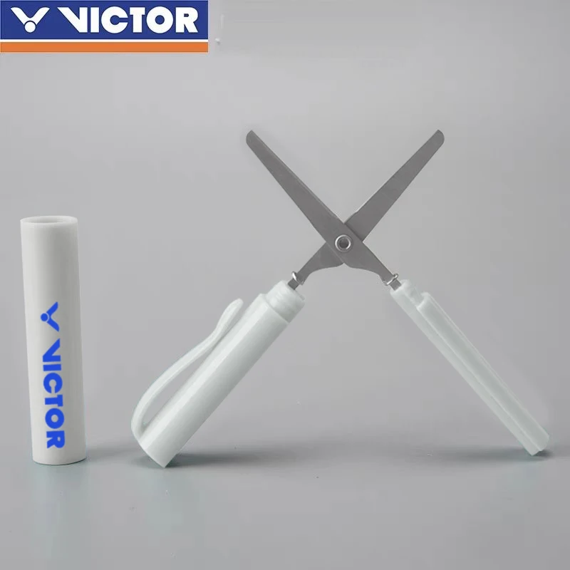 VICTOR Real Badminton Beating Line Schere sind leicht, kompakt, tragbar, Minischere, Schreibwarenschere, Stifte