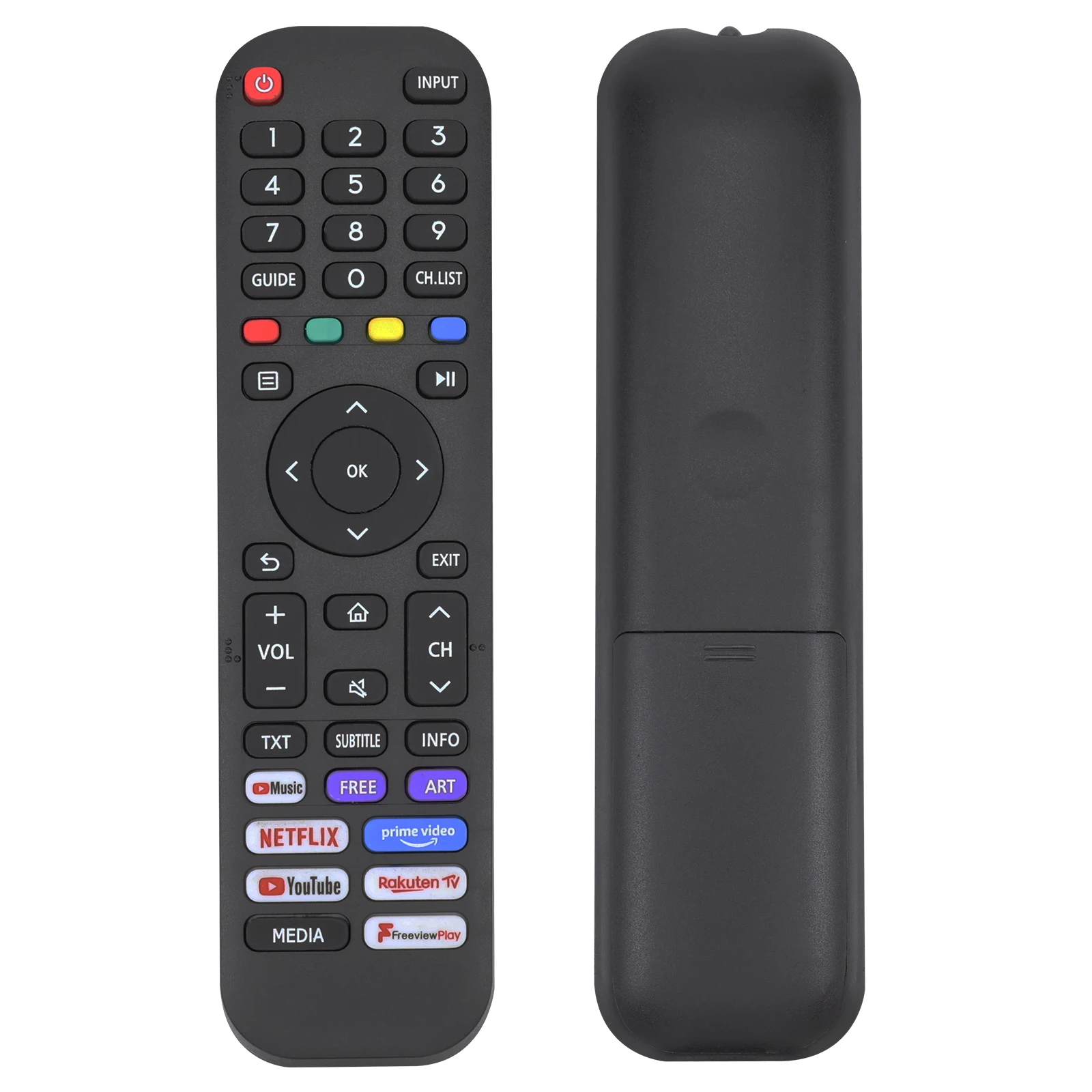 Mando a distancia Universal para todos los Hisense, reemplazo de Smart TV, 4K, UHD, Android, Smart TV, con Netflix, Prime