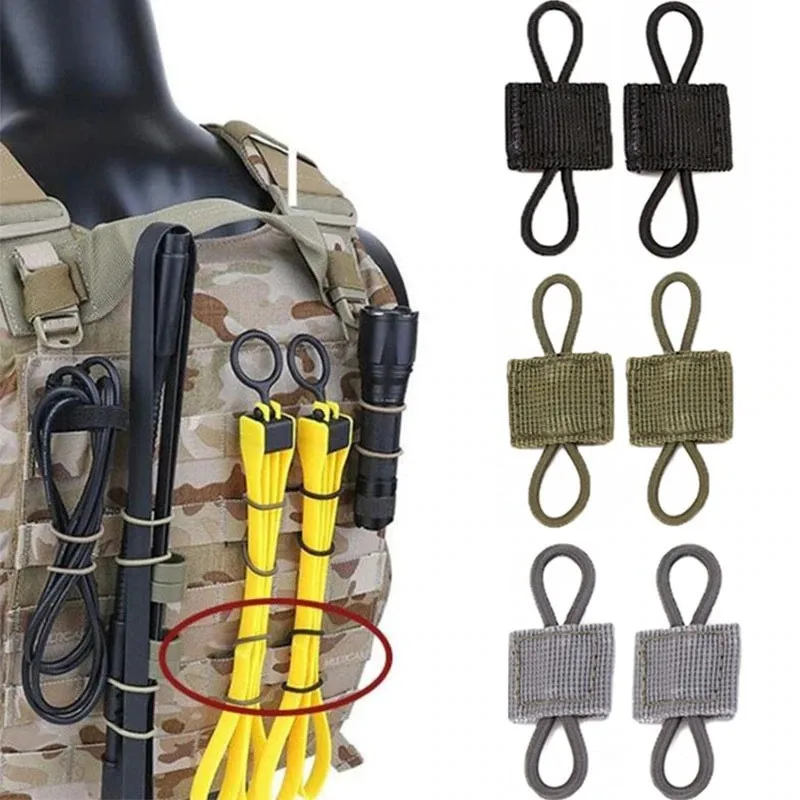 5/10 Pcs Antenne Bindung Schnalle Taktische Molle Sling Adapter Schnalle Outdoor PTT Festen Riemen Jagd Rucksack Weste Zubehör