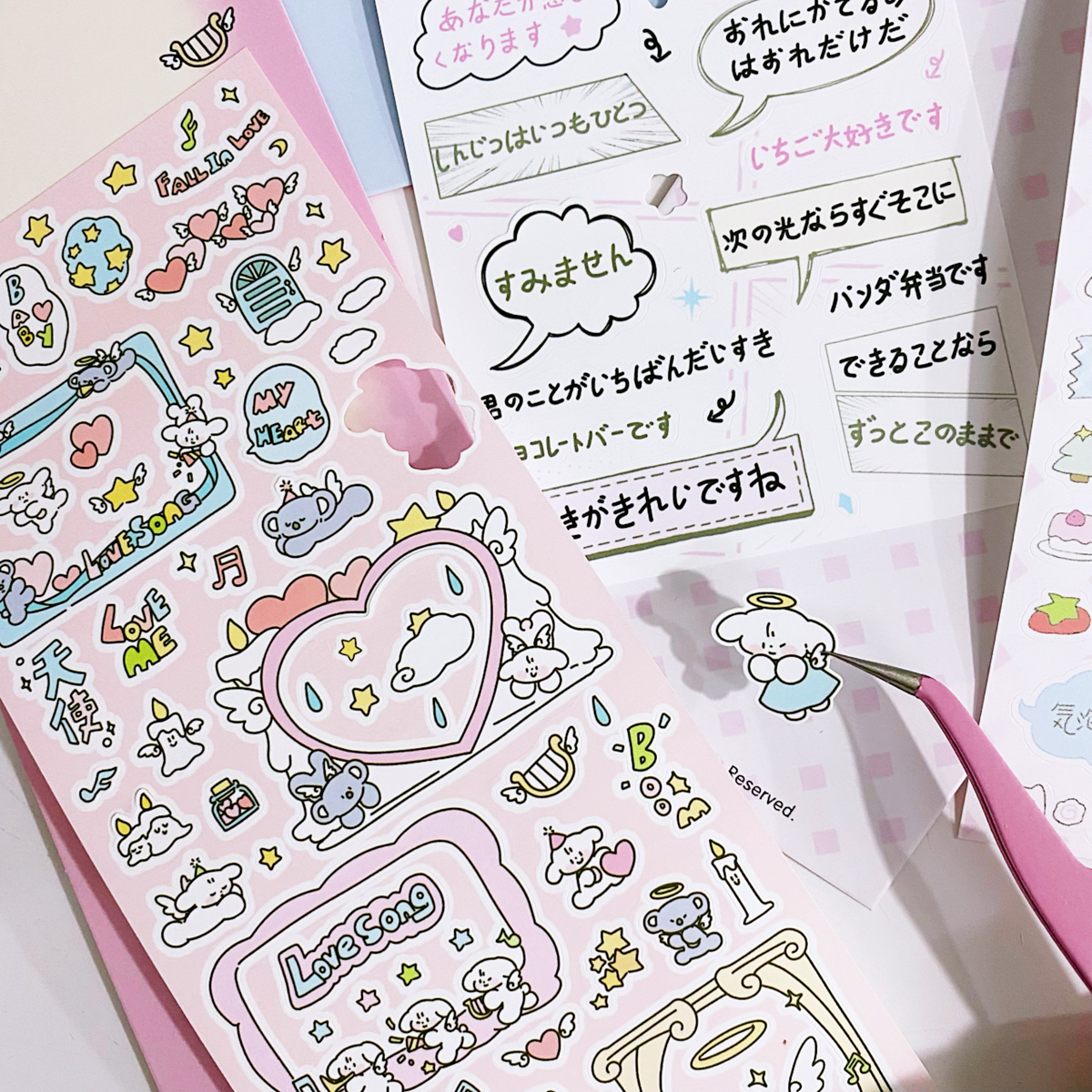 Korean Decorative Stickers Flakes SCRAPBOOK STICKER Idol Card Deco Sticker For Arts Diy Crafts Album Journal Planner