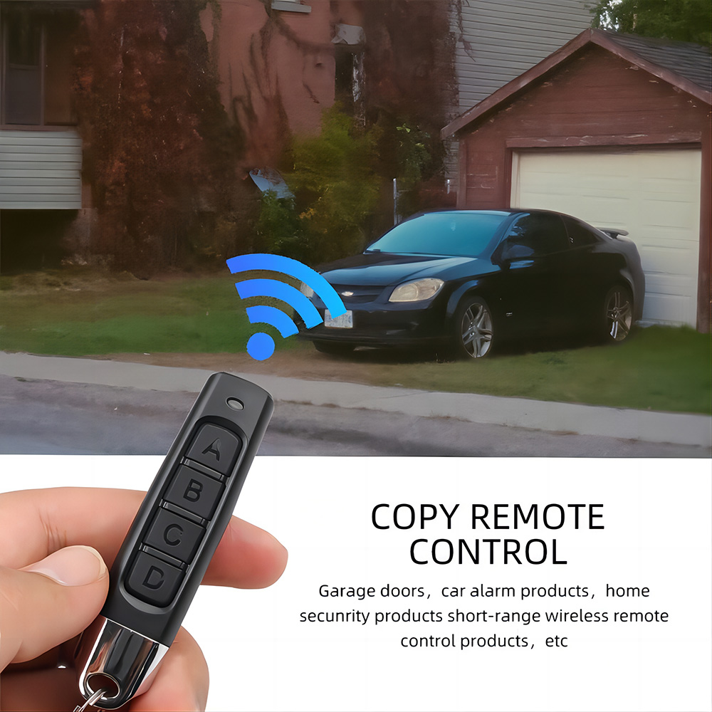 1/5PCS 433MHZ 433.92mhz Remote Control Garage Gate Door Opener Remote Control Duplicator Clone Learning Rolling Code Car Key